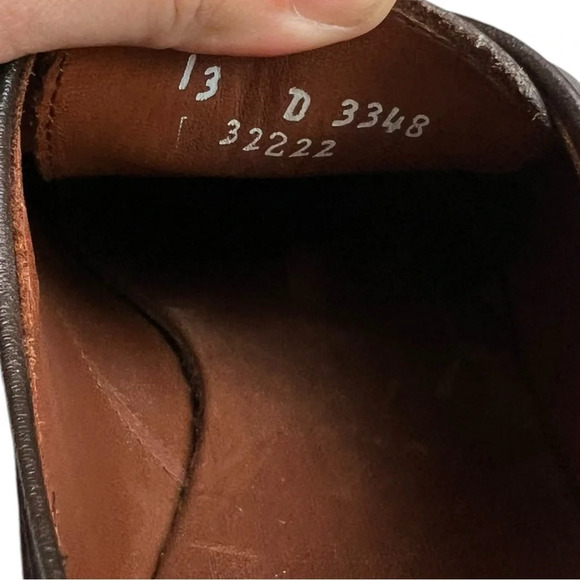 Allen Edmonds 13D Leather ‘Clifton’ 3348 Cap Toe Oxfords in Brown Leather Shoes‎ main image 11